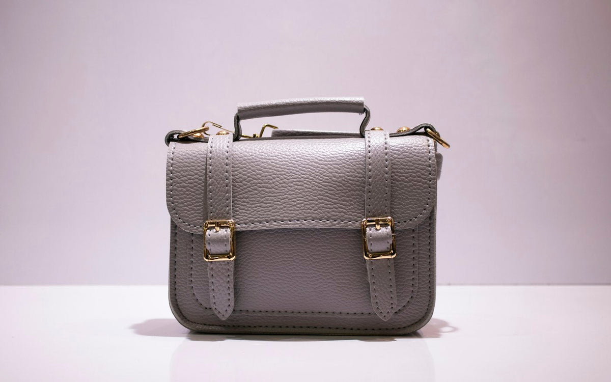 Everly Leather Satchel front view