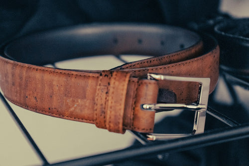 Classic Leather Belt front view