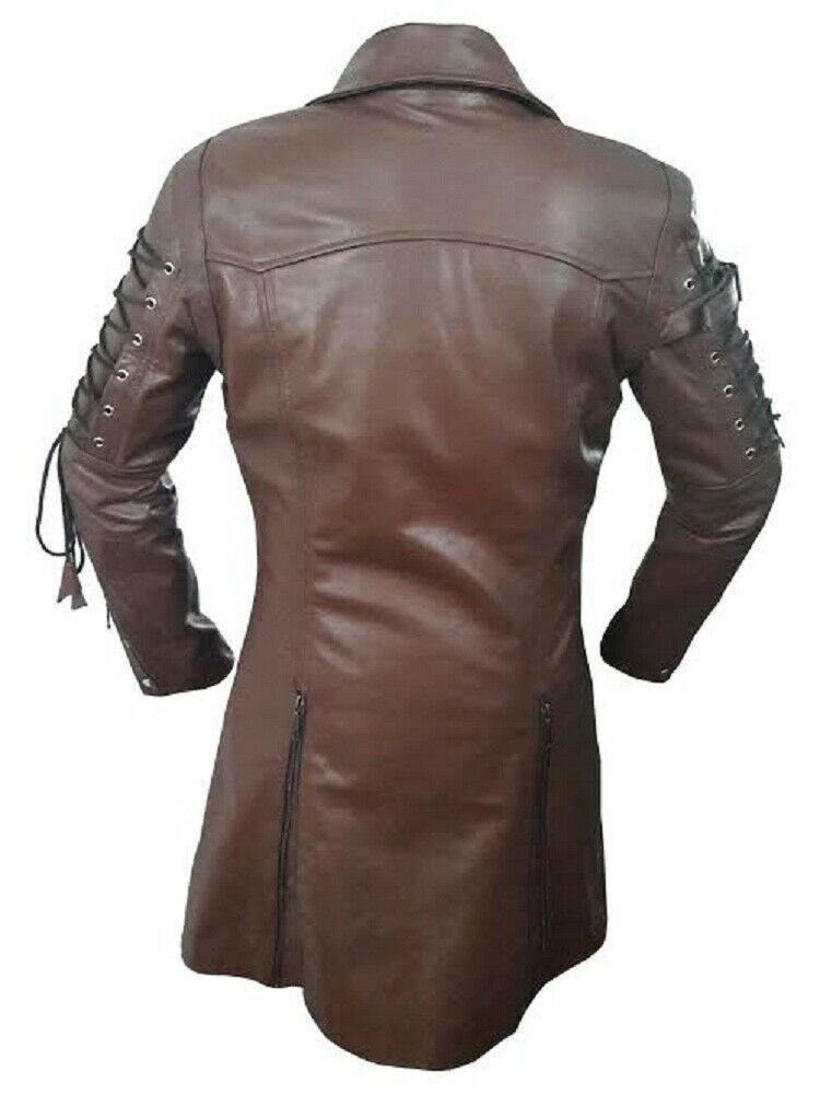 Men's Leather Zip Coat – 4 Colours, view 7