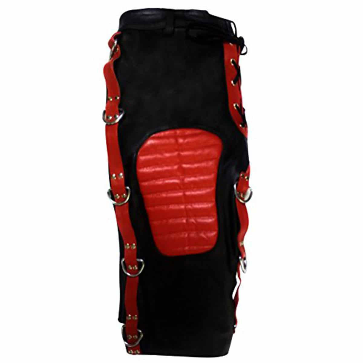 Men's Two-Tone Leather Lace-Up Shorts – 5 Colourways, view 7